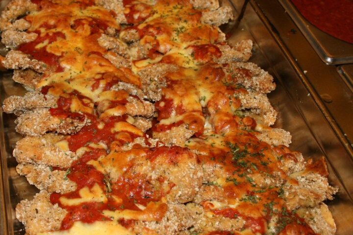 Crispy Baked Chicken Parmesan