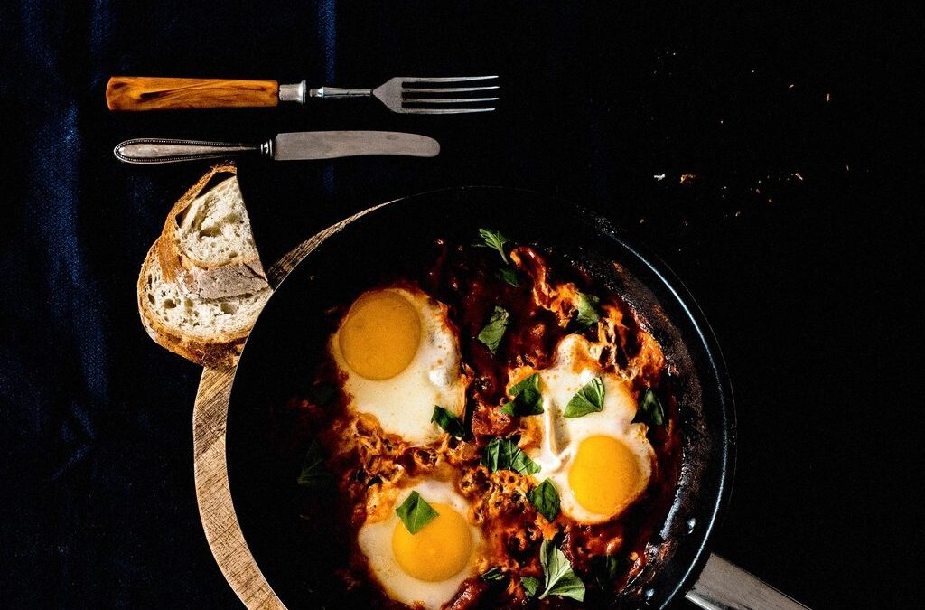 Smoky Tomato Baked Eggs
