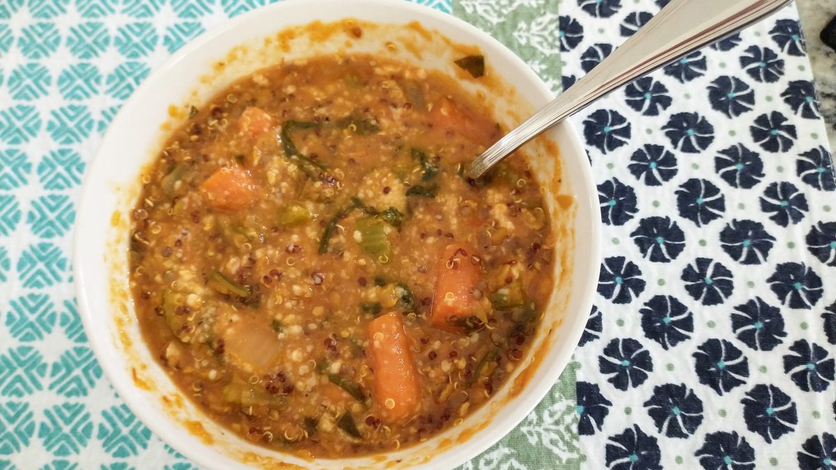 Slow Cooker Lentil and Sausage Stew